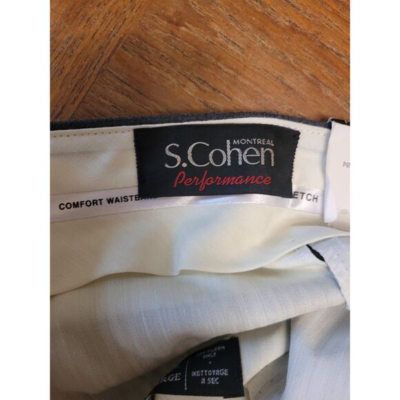 Montreal S.Cohen Dress Pants 32 unhemmed - Picture 2 of 2